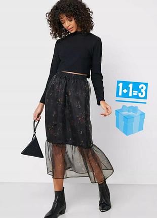 Міді спідниця з органзи topshop