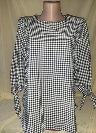 Блуза в клетку