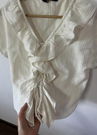 Коттоновая блуза zara🌿 3