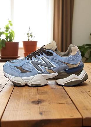 Кроссовки new balance 9060 blue, кроссовки 9060 голубые (0202)