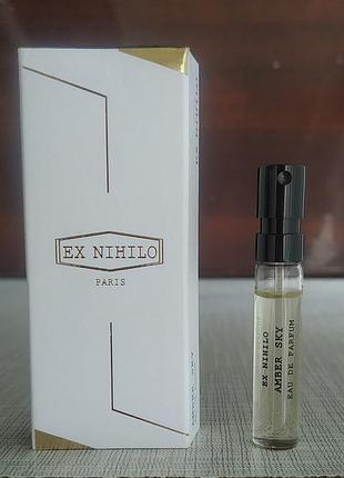 Amber sky, ex nihilo пробник