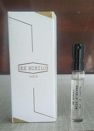 Bois d'hiver, ex nihilo, пробник