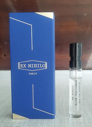 Blue talisman, ex nihilo пробник
