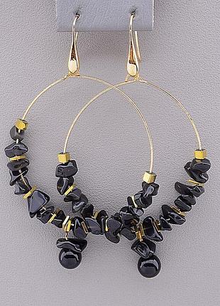 Серьги агат