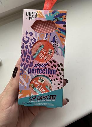 Набір dirty works для догляду за губами