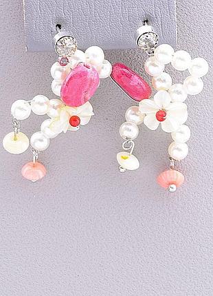 044966 сережки 'hand made' майорка бижутерный сплав5,6 р.