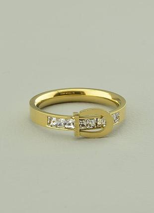110267-180 кольцо 'xuping' фианит (позолота 18к (лимонная))