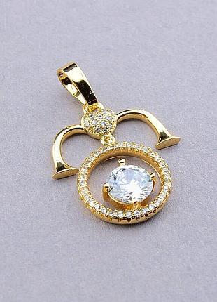 087812 кулон "весы" xuping позолота 18к