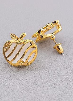 051703 серьги 'fashion' эмаль бижутерный сплав