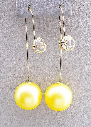 048611 серьги "матрешки" сrystal