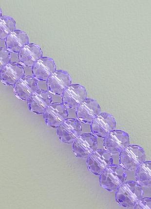 109915 нитка чешский хрусталь 43 см. 7,5 мм. (без замка)