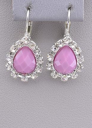 007988 серьги стразы