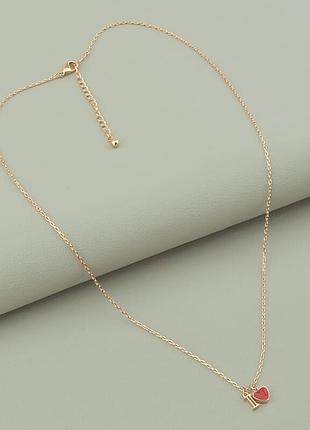 108012 подвеска 'saiya' эмаль 40 см. (позолота 18к (розовая))