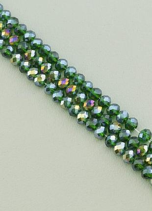 108990 нитка чешский хрусталь 41 см. 6 мм. (без замка)