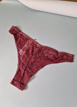 Трусики кружевные бразилиана xs s 34 36976