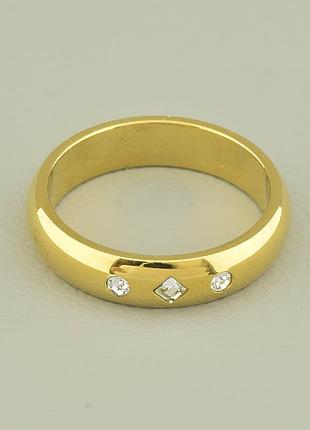 119824-180 кольцо 'xuping' фианит (позолота 18к (лимонная))