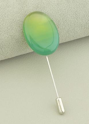 122900 брошь  агат