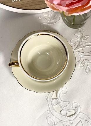 Антикварна чайна двійка „c+t tielsch altwasser“ німеччина 1939 рік7 фото