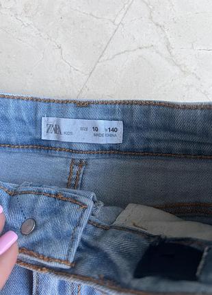 Джинсова спідниця зара zara 4