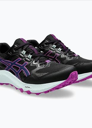 Кроссовки для бега женские asics gel-sonoma 7 black/blue expanse