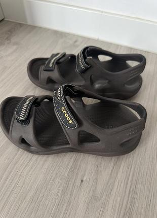 Босоножки на мальчика кроксы crocs оригинал j4