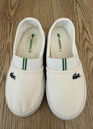 Пінетки lacoste для дівчинки