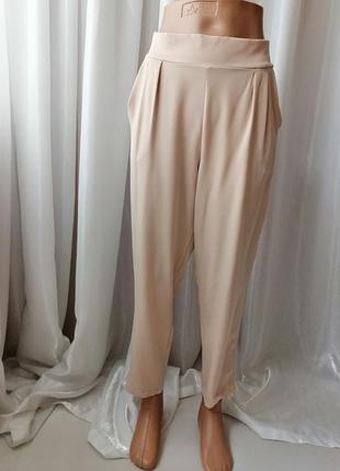 Летние легкие брюки высокая посадка