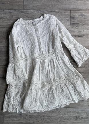 Бавовняна літня сукня zara