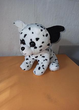 Мягкая игрушка собака beanie boos "далматинец spencer", 25 см - ty toys