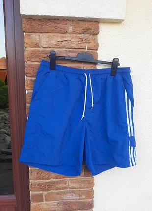 Брендовые мужские шорты на подкладке. adidas.