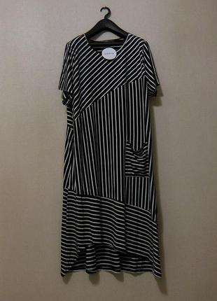 Супербатал!! платье трикотажное макси emery rose от shein 5xl очень большой размер