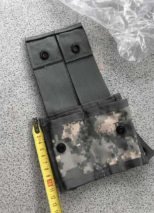 Двойной подсумок для подствольных 40 мм гранат (вог) molleii 40mm high explosive pouch турнікет стропа евак підсумок гп 25 постріл