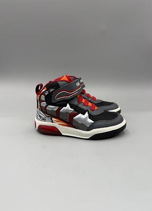 Кросівки geox inek з мигалками 26, 27, 34 хайтопи