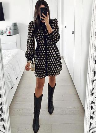 Сукня чорна зара