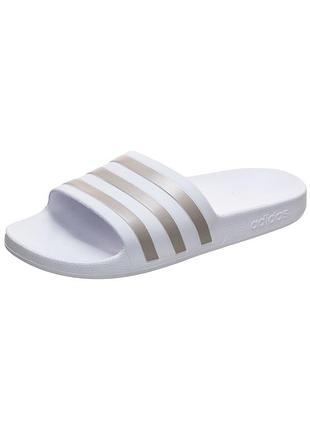 Adidas aqua adilette шльопанці білі