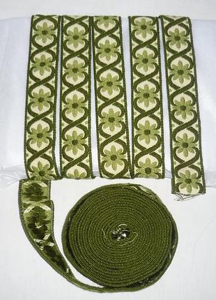 Тасьма ткана для оздоблення одягу для рукоділля нашивка прикраса