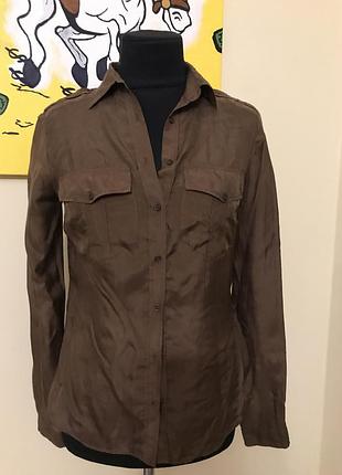 Натуральний шовк сорочка блуза бренд