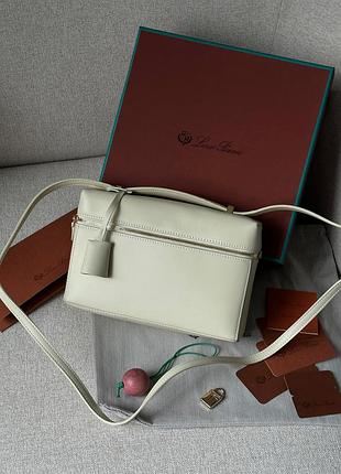 Женская кожаная сумка loro piana extra bag, женкая кожаная сумка