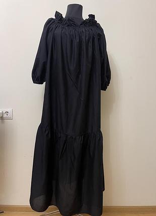Чорна бавовняна сукня m/ l/ xl. h&m