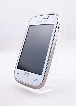 Продам белый смартфон samsung galaxy duos