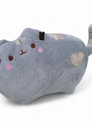 Мягкая игрушка "кот пушин", 36 см (серый)