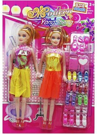 Уценка. кукольный набор "модницы" - незначний брак на нозі в одної ляльки