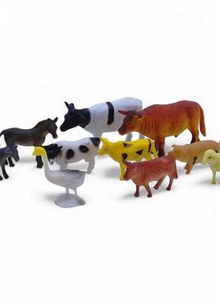 Набір фігурок "тварини ферми", 10 штук