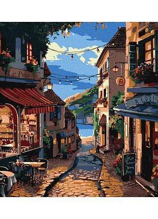 Картина за номерами "французька вуличка" 40х50 см