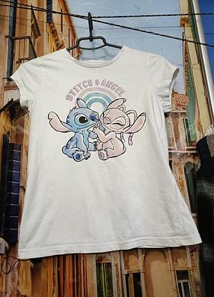 Stitch стич футболка
