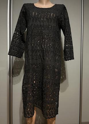 Шикарня сукня -туніка з прошви (має нюанс)
