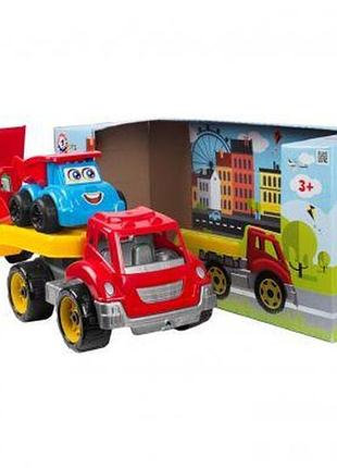 Іграшка "автовоз" (червона)