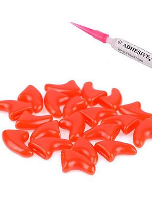 Колпачки для когтей антицарапки накладные m 4-6 кг