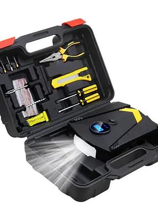 Компресор насос цифровий автомобільний для шин рк 10бар 12в czk-3634