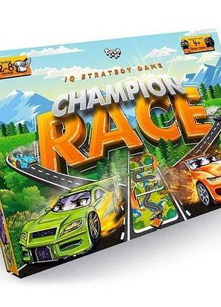 Уцінка. настільна гра "champion race" - пошкоджена упаковка